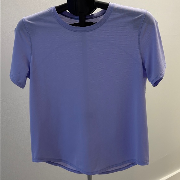 lululemon athletica Tops - Lululemon High Neck Running and Training T-Shirt ~ M/L ~ Lilac